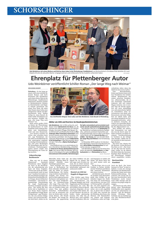 Artikel Süderländer Tageblatt weinbörner udo schiller 31.10.2020 komprimiert