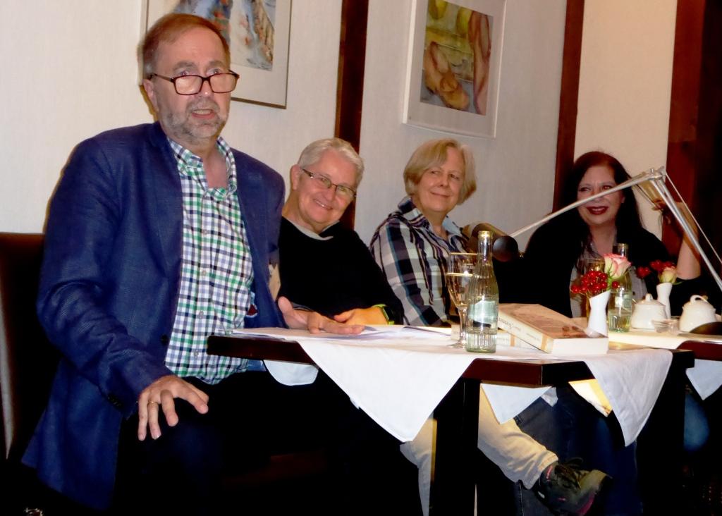 Lesung Lange Lesenacht Udo Weinbörner Billerbeck 2018 II mit Evelyn Barenbrügge Anne Weinbörner und Danise Juno